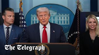 In full: US President Trump holds press conference on crime in Washington DC