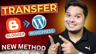 How To Transfer Your Blogger Blog To Wordpress #blogger #wordpress #hostinger