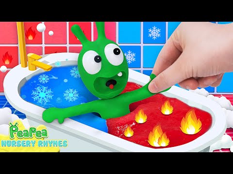 Hot and Cold Bath Song + More Pea Pea Nursery Rhymes & Kids Songs