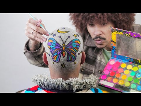 Transformação maluca 😱 fazendo incrível desenho de borboleta 🦋