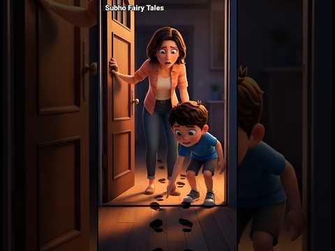 ফ্লোরে কালো পায়ের ছাপ কার #shorts