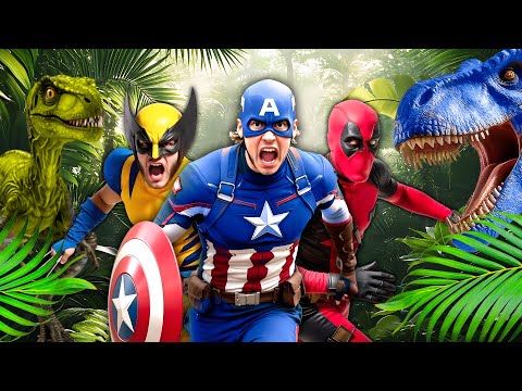 Jurassic World VS The Avengers!