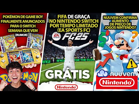 Pokémon Red&Blue, Gold&Silver FINALMENTE no Switch Anunciados semana que vem? [Rumor] | Fifa grátis