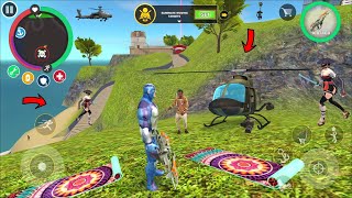 Rope Hero Mafia City Wars (rope hero fight robot boss) yin the emperor's daughter - Gameplay HD