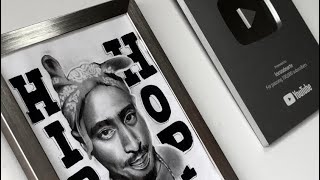 Dibuje está leyendo de el hip hop ✅🔥 #art #boceto #dibujazos #artecreativo #artist #drawing #2pac