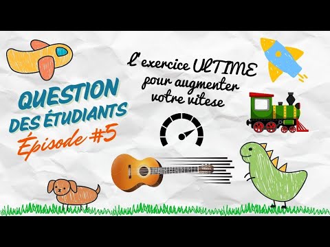 L'exercice ULTIME pour augmenter votre vitese à la guitare [QUESTIONS DES ÉTUDIANTS ÉPISODE 05]