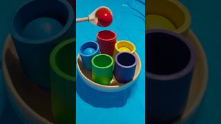Colorful Balls in Cups! 🔴🔵🟢 Learn To Count #kidsvideo