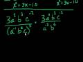 Factoring and Simplifying Expressions