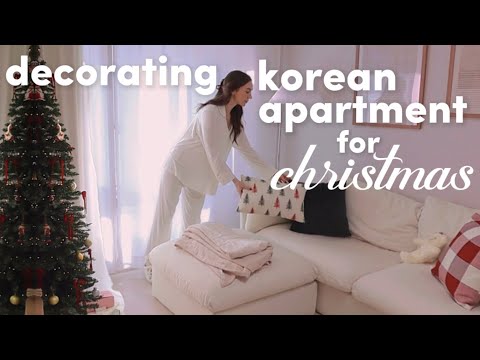 Decorating my korean apartment for CHRISTMAS 🎄 *budget friendly + REALISTIC*