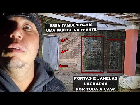 A CASA ASSOMBRADA FOI TODA LACRADA | É PARA NINGUÉM ENTRAR OU PARA ALGO NÃO SAIR ?