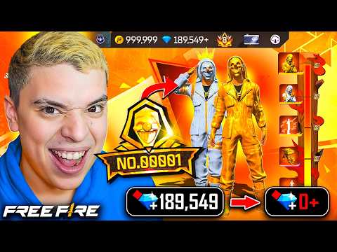 ¡COMPRE EL NUEVO CRIMINAL DORADO POR 1$ EN FREE FIRE! 🔥🍀 * MUCHA SUERTE * !!