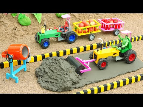 diy tractor Amazing Modern Asphalt Road Construction Technology | Diy tractor machine |@sanocreator