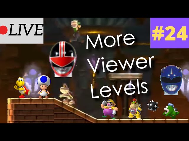 Playing Viewer Levels in Super Mario Maker 2 Live