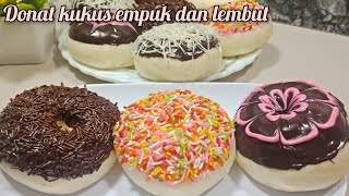 ANTI KERIPUT TANPA TELUR !! DONAT KUKUS EMPUK DAN LEMBUT