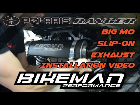 Bikeman Performance - Polaris Ranger 1000 XP "Big Mo" Slip-on Exhaust Installation Video