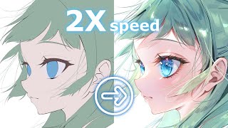 【イラスト全工程】一緒に1時間作業しましょう〜😎🖌️ -Let's work together-【Procreate】【薬屋のひとりごと】