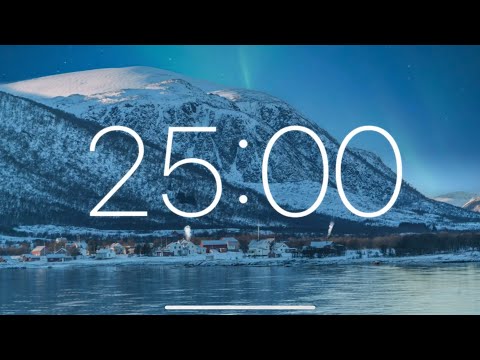 25 Minute Timer - Northern Lights (Soothing Music)