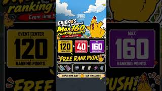 PUBG MOBILE | FREE RANK PUSH again on September 4 - 6!