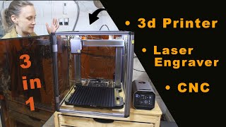 SnapMaker 3-in-1 Artisan CNC, 3D Printer & 40 Watt Laser!