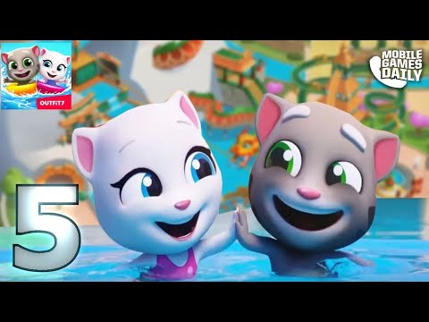 TALKING TOM POOL - Dragon Mountain - Gameplay Walkthrough Part 5 (iOS Android)