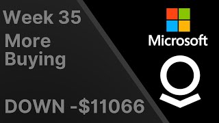 Week 35: Nothing Much, Just  Buy More Stocks