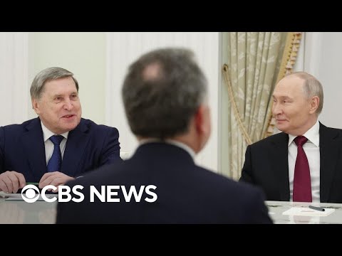 YouTube video thumbnail: Details Unclear After U.S.-Russia Talks in Moscow end Without Ukraine Peace Deal