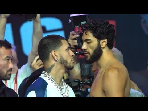 EDGAR BERLANGA & HAMZAH SHEERAZ HAVE FINAL FACE-OFF AT WEIGH-IN!