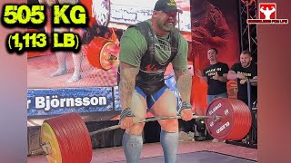 Famous People Reacting to Hafthor Bjornsson Breaking Deadlift World Record 505 kg (1,113 lb)