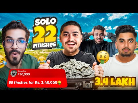 I Won ₹3,40,000 Challenge in BGMI w/ @SnaxGaming 