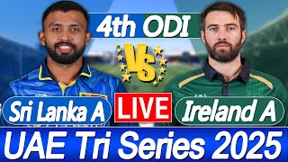 SL A vs IRE A 4th ODI Score Match | Sri Lanka vs Ireland