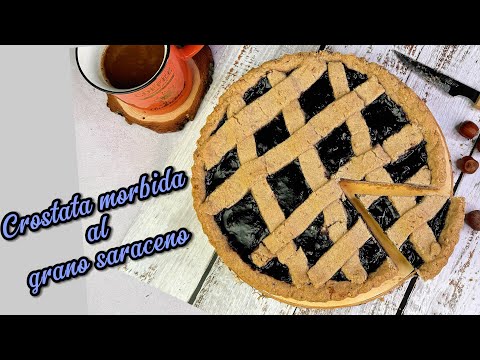 CROSTATA  MORBIDA AL GRANO SARACENO E MARMELLATA 🤩 si scioglie in bocca