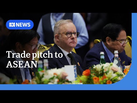 YouTube video thumbnail: Trade, Education and Security to Top Agenda for Albanese at ASEAN Summit