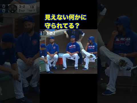 見えない何か?#野球 #mlb #不思議 #珍プレー#ワンピース #エヴァンゲリオン