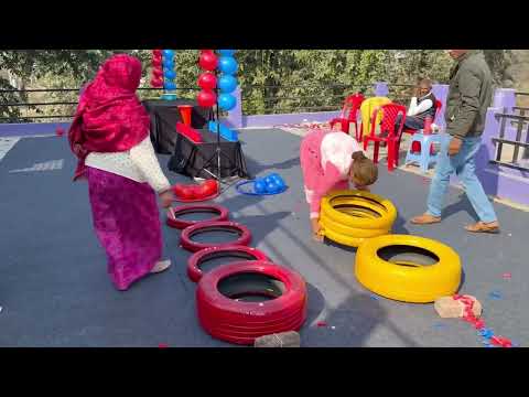 mom vs Daughter  Race balloon popping and Drop cup