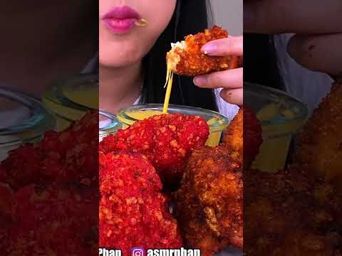 Giant Fried Lobster COVERED in Cheesy Hot Cheetos  #asmr #eating #food #shorts