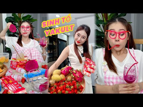 Sinh Tố Trái Cây Kết Hợp Yakult 😆