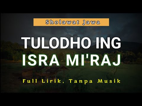 TULODHO ONO ING ISRA MI'RAJ