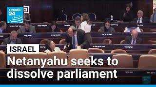 YouTube video thumbnail: Netanyahu's Coalition Seeks to Dissolve Parliament and Trigger Early Election in Israel