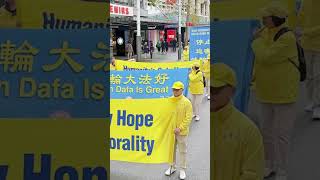 Nova Zelândia: moradores apoiam o Falun Dafa em grande parada # #bemestar #meditação  #paz
