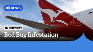 YouTube video thumbnail: Qantas Plane Grounded in Rome After Bed Bug Infestation