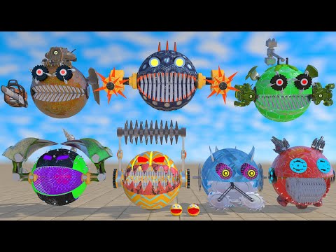 PACMAN vs EVIL ROBOT ARMY ATTACK - Pacman’s Greatest Escape #robotpacman #monsterpacman #pacman