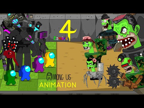Among Us vs Skibidi Tolitet 4 ! ANIMATION