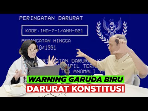 WARNING GARUDA BIRU DARURAT KONSTITUSI