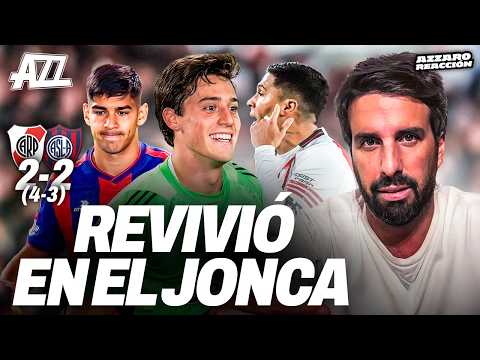 AZZARO REACCIÓN - RIVER, DE LA DEBACLE A LA EMOCIÓN: ELIMINÓ POR PENALES A SAN LORENZO (2-2 y 4-2)