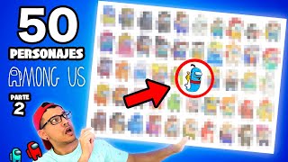 Dibujé 50 Personajes Al Estilo Among Us / Parte 2 - Trada Art