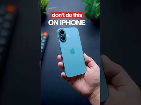 NEVER do this on your iPhone!