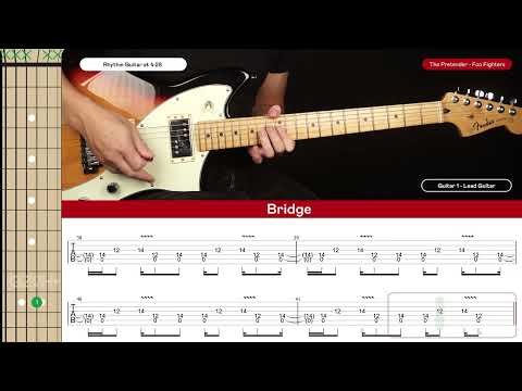 The Pretender Guitar Cover Foo Fighters 🎸|Tabs + Chords|