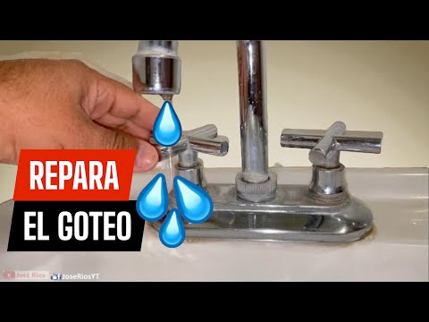 Repara una Mezcladora que Gotea. MUY FÁCIL! Sink repair