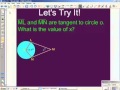 Tangent Lines and Angle Relationships