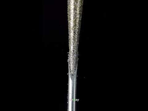 Sharpening a needle close-up #urday #macro #satisfying